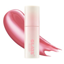 BLACKROUGE Chulip Glaze, 0.1 oz (3.5 g) / Lip Gloss Korean Cosmetics (GZ03 Rose Bebe)