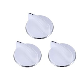 3 Pcs WE01X20378 Knob Compatible with GE Dryer WE01X20378 AP5806667 175D3296P001 WH01X10460