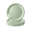 Pack of 16 Sage Green Paper Plates, 18 cm Round