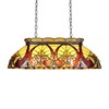 Chloe Lighting Adia Victorian Tiffany-Style Dark Bronze 3 Light Island