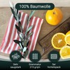 Zollner 310 Tea Towels, Striped, 50 x 70 cm, Set