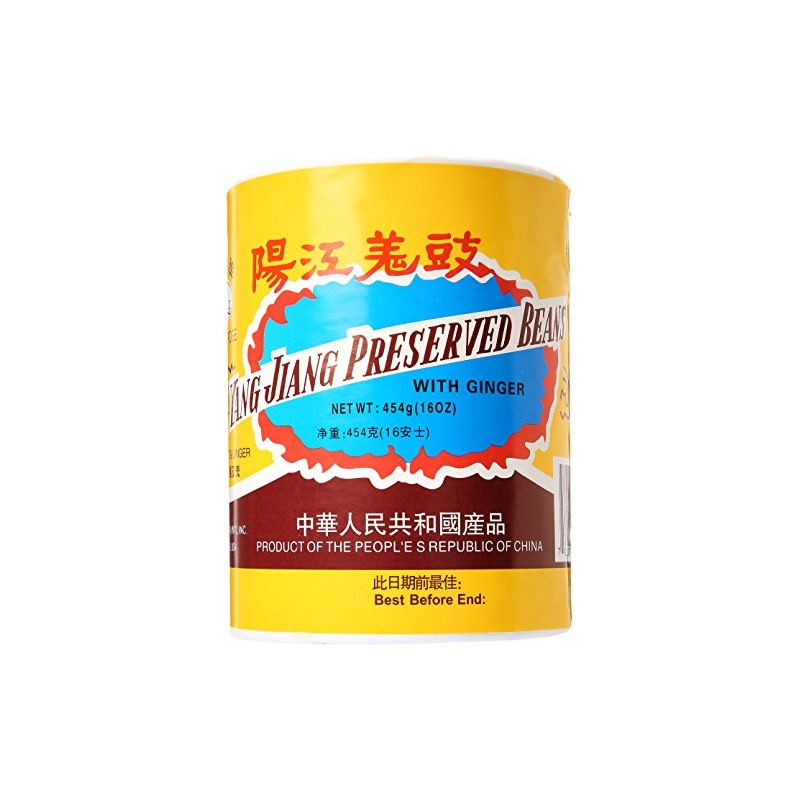 Yang Jiang Preserved Black Beans Douchi, 16oz