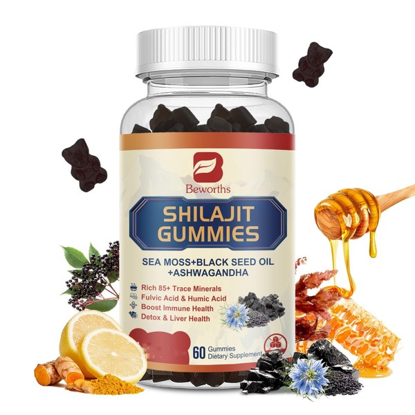 Shilajit Gummies for Men Women | 13-in-1 Shilajit Resin gummy
