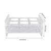 Acrylic Shot Glass Holder Carrying 6 Square Transparent Liquor Cup