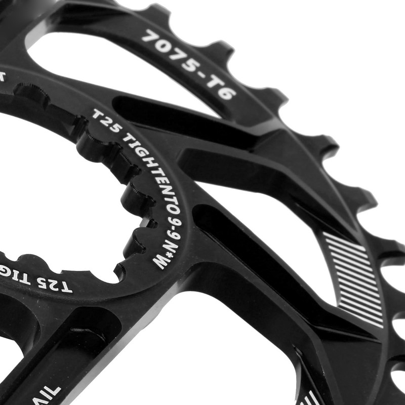 Bike 34T Single Speed Chainring 6mm Offset Direct Mount Narrow