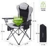 Aohanoi Camping Chairs for Heavy People, Folding Chairs for Outside