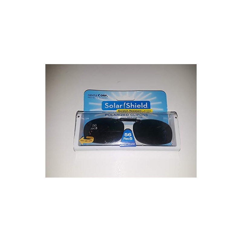 Dioptics Solar Shield Fits Over Rimless Clip-On Sunglasses REC 5