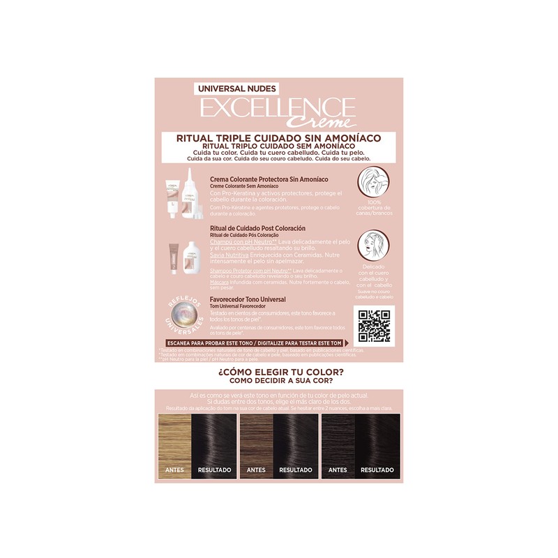 Excellence Creme Universal Nudes Ink 1U-Black