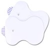 Pack of 2 anatomical TENS electrodes with hypoallergenic gel