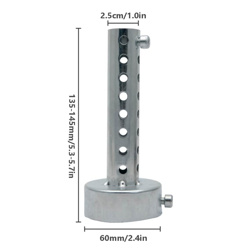 TOTMOX 2 x 60 mm universal motorcycle exhaust silencer DB