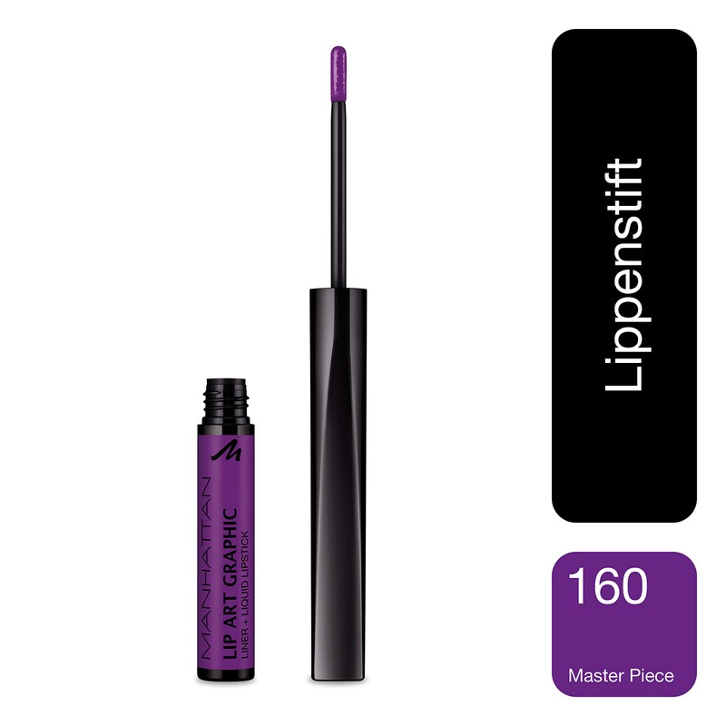 Manhattan Lip Art Graphic 2-in-1 Lip Liner and Liquid Lipstick