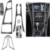NLQR 11pcs Carbon Fiber Full Interior Set Kit Cover Trim