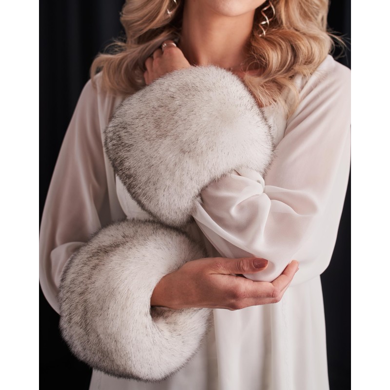 Futrzane Siberian Cuffs - Fur Wrist Cuffs for Women -