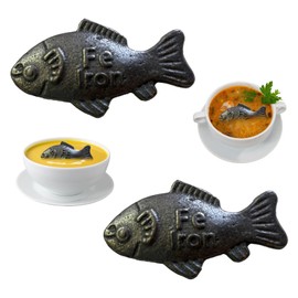 2-Pack Lucky Iron Fish – Reusable Iron Fish for Cooking, Natural Iron Fish for Iron Deficiency, Safe Iron Supplement Tool for Vegans, Pregnant Women & Kids