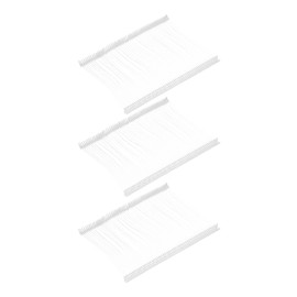 QUARKZMAN 3000 Stück Standard-Tagging-Gerätebefesti75mm Tagging-Barbs Pins PP-Tag für Preisauszeichnungspistole, Kleidungsetikettenbefestifür Kleidungstaschenstoff, klar