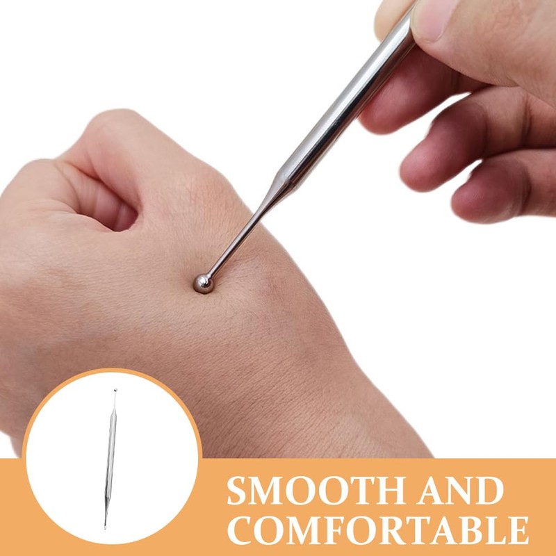 iplusmile Manual Stainless Steel Acupoint Rod Metal Massager Stick Body