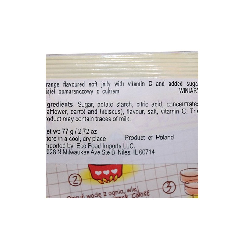 Winiary Orange Flavored Kisiel 77g (Pack of 5)