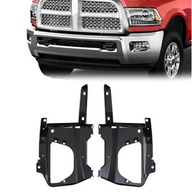 KUAFU Front Bumper Bracket Set Compatible with 2010-2018 Dodge RAM 2500 3500 4500 5500 Right and Left Replacement for 68064329AD 68064329AB CH1061103