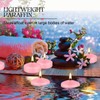 12 pcs 2-inch Floating Candles, Pink, smokeless and unscented, Burns