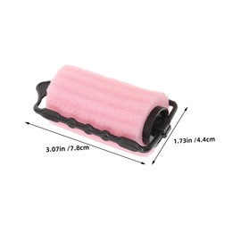 WOONEKY 6pcs Self Grip Hair Rollers Soft Foam Rollers for Blowout Look Curlers for Women Salon Hairdressing Tools