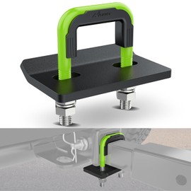 Nilight Nilight Trailer Hitch Tightener for 2 Inch Trailers Hitches Mount Anti Rattle Heavy Duty Steel with Rubber Cover Green U Bolt Matte Black Plate Electrophoresis Anti-Rust Triple Protective