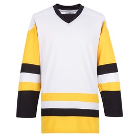 EALER H900 Series Ice Hockey League Team Color Blank Practice Jersey & Thick, Breathable and Quick-Dry High Strength Fabric&Unisex Junior to Senior