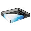 Rolodex Deep Desk Drawer Organizer Metal Mesh Black 22131