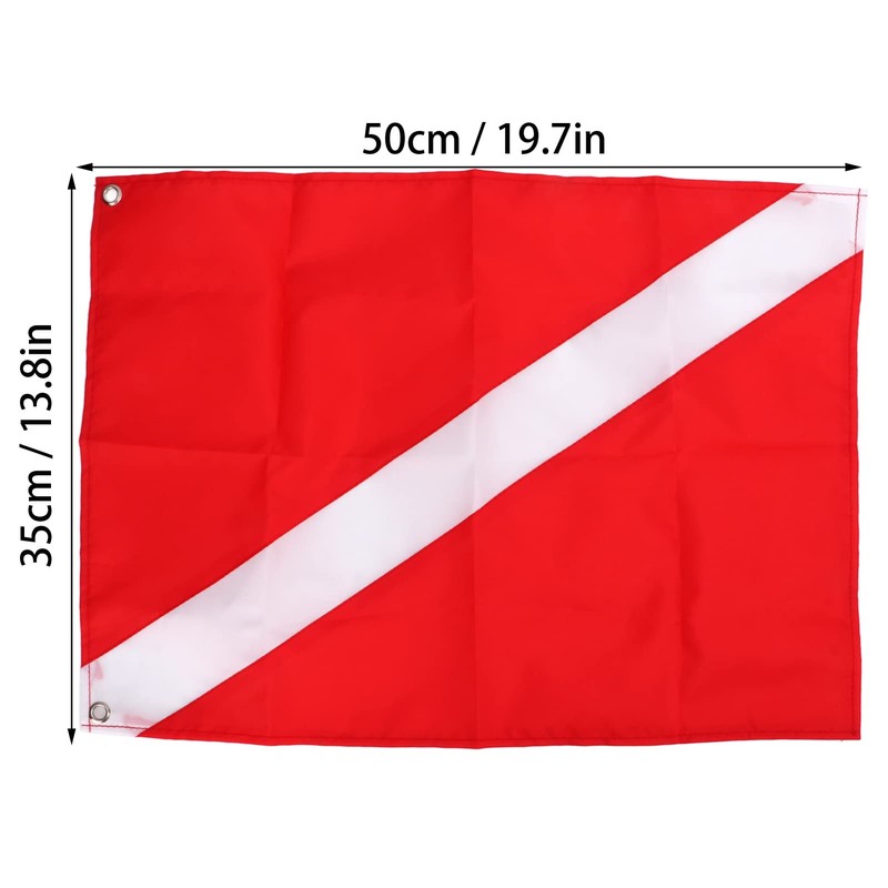 KIMISS Diving Flag Scuba, Freediving Diver Down Boat Diving Spearfishing