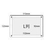 NIUBEE Acrylic Photo Frame, Transparent Picture Frame, Tabletop Display, Pictures,