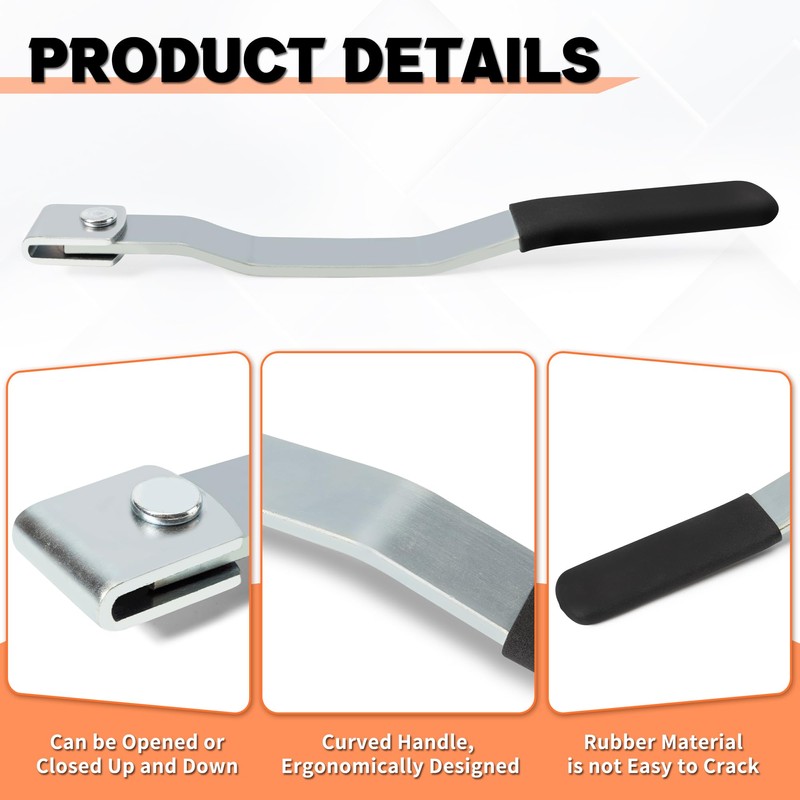 LONFFERY Cargo Trailer Cambar Cam Bar Lock, Trailer Door Latch