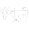 Design Wall Connection Elbow with Shower Bracket / Connection Hand