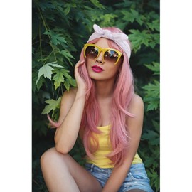 DRESHOW 4 Pack Headbands for Women Bow Knotted Hair Band Facial Cloth Rabbit Ears Running Sport Elastic Hair Wrap