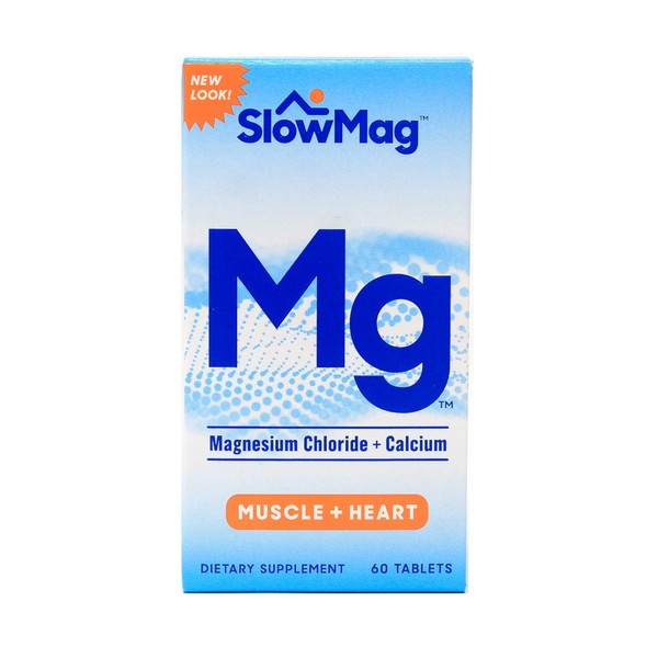 Slow-Mag Magnesium Chloride with Calcium Tablets - 60 CT