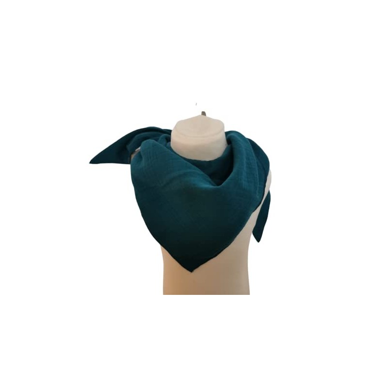 XXL Muslin Scarf for Men and Women (Petrol)