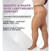 Plus Size Tights for Women, 20D Sheer to Waist T