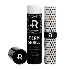 Recovery Aftercare Recovery Aftercare Derm Shield Tattoo Aftercare Bandage Roll - Waterproof Adhesive Bandages, Transparent Matte Film - 8 Inches x 2 Yards