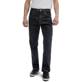 Urban Star Mens Jeans Relaxed Fit – Straight Leg Stretch Jeans for Men – Ultimate Comfort Superflex Pants Black 32W x 34L
