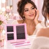700PCS DIY Eyelash Extension Kit – D-Curl Lash Clusters with