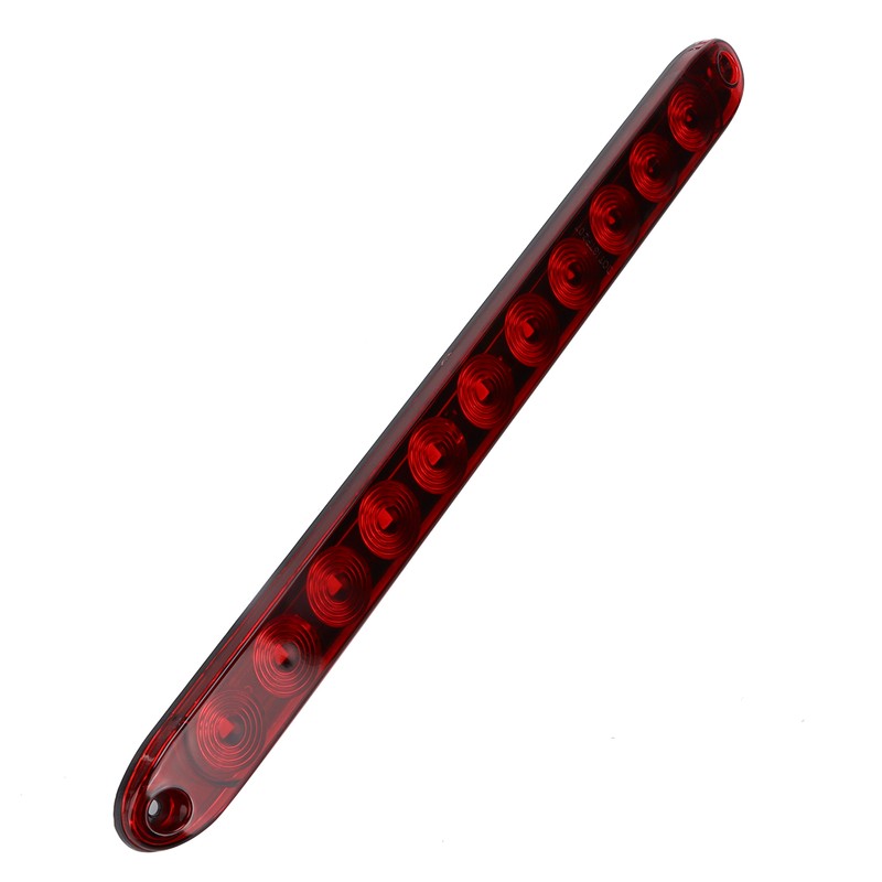12V 11 LED Brake Turn Tail Light Red Polycarbonate Lens
