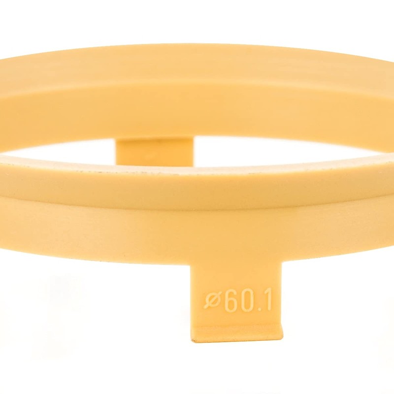 LST 4x Distanzringe Zentrierringe Gelb für Alufelgen Ø 56,1 mm-