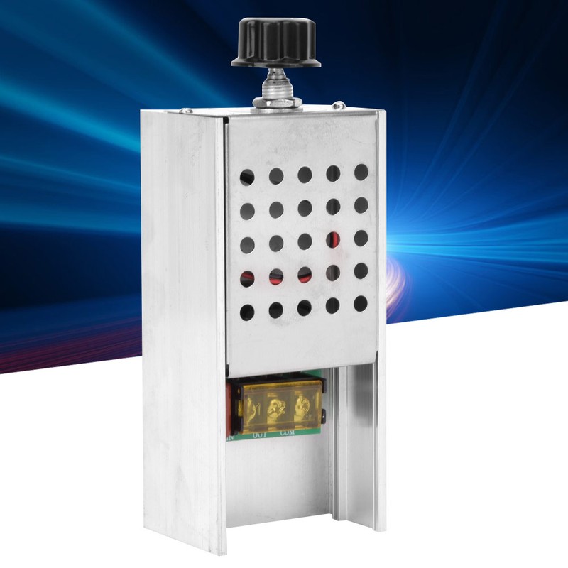 6000W SCR AC Electronic Voltage Regulator Speed Control Dimming Thermostat