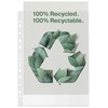 Esselte Recycle A4 Pockets, Embossed Strong PP, 70 Micron, Plastic