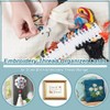 BENECREAT 36Pcs 18-Position Embroidery Thread Organizer Cards, 5.9x3inch Paper Thread