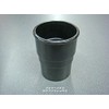 BLACK ROUND 68MM DOWN PIPE STRAIGHT CONNECTOR