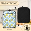 Fyecoluo Baroque Lemon Floral Pot Holders 2 Pack Set, Lemon