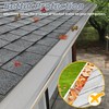 Flamorrow Stainless Steel Gutter Guard, 48Ft Gutter Cover, Micro-Mesh Leaf