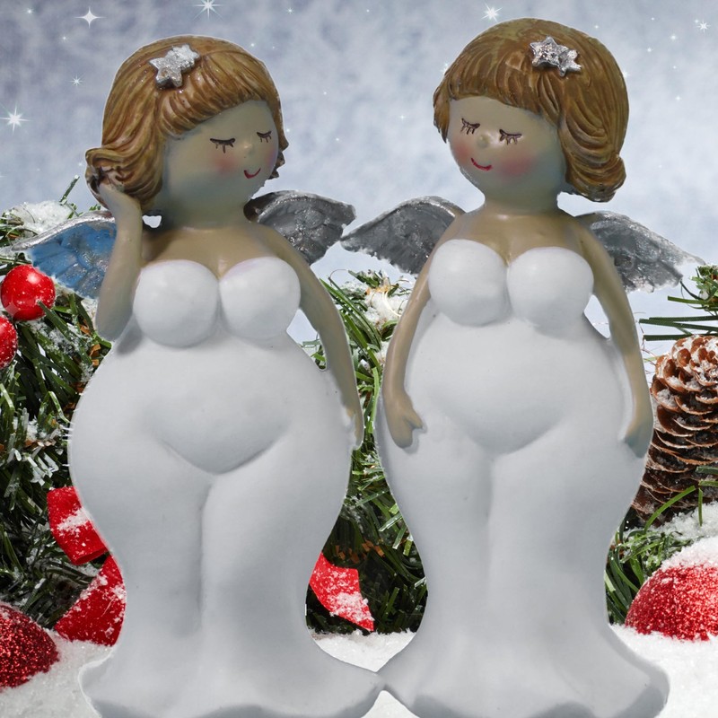 Pommerntraum ® Set of 2 decorative figures, collectible figures, guardian
