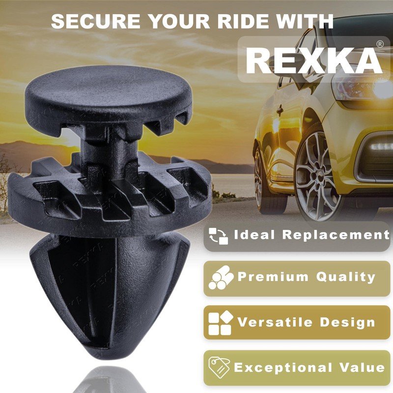 Rexka 25pcs Wheel Flare Retainer Clips DYC500010 for Land Rover