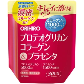 Orihiro Proteoglycan Collagen & Placenta, 6.3 oz (180 g) x 4 Packs