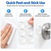 Self-Adhesive Door Handle Bumpers for Wall Protection – Transparent Soft